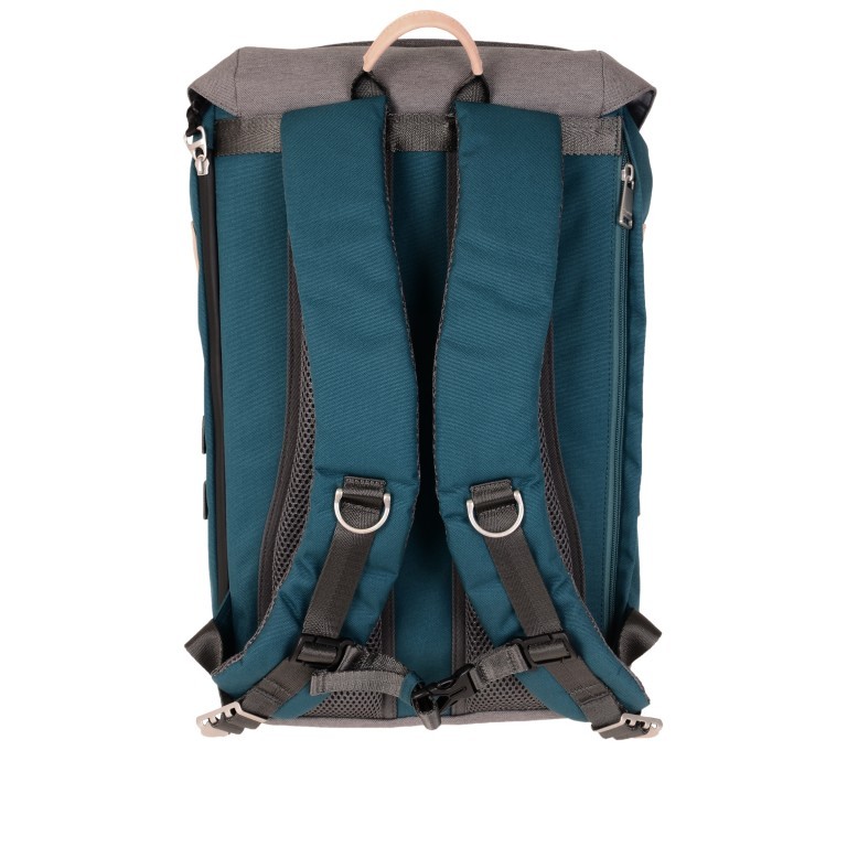 Rucksack Colorado Small Volumen 15 Liter Denim Charcoal, Farbe: blau/petrol, Marke: Doughnut, EAN: 4897065906271, Abmessungen in cm: 28x40x13.5, Bild 5 von 11