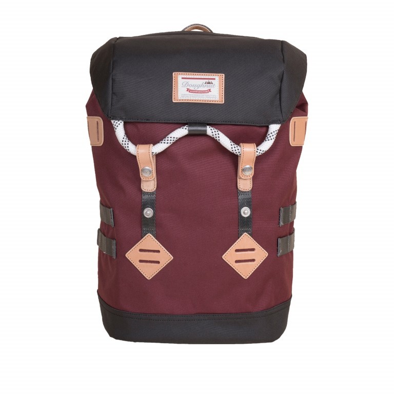 Rucksack Colorado Small Volumen 15 Liter Wine Charcoal, Farbe: rot/weinrot, Marke: Doughnut, EAN: 4897065907650, Abmessungen in cm: 28x40x13.5, Bild 1 von 11