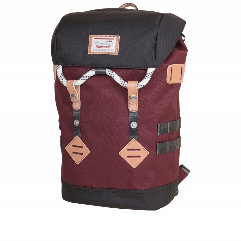 Rucksack Colorado Small Volumen 15 Liter Wine Charcoal, Farbe: rot/weinrot, Marke: Doughnut, EAN: 4897065907650, Abmessungen in cm: 28x40x13.5, Bild 2 von 11