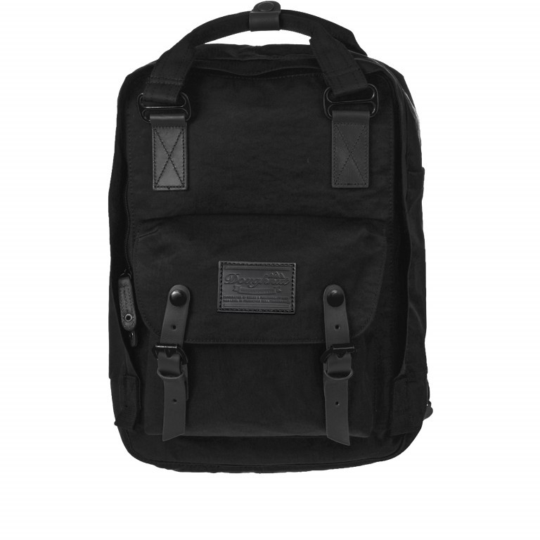 Rucksack Macaroon Large Größe 18 Liter All Black, Farbe: schwarz, Marke: Doughnut, EAN: 4897065907179, Abmessungen in cm: 32x45x12.5, Bild 1 von 3