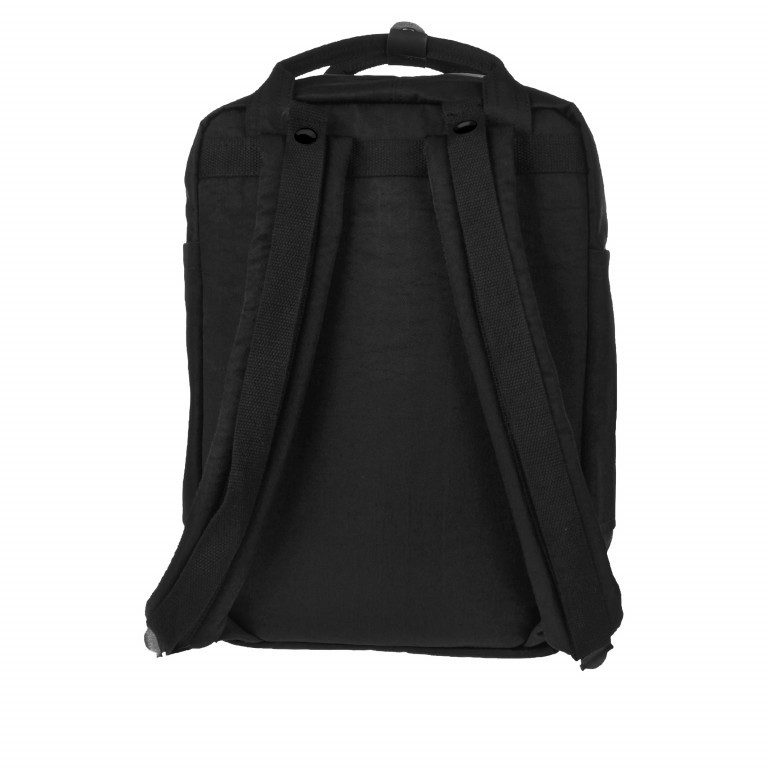 Rucksack Macaroon Large Größe 18 Liter All Black, Farbe: schwarz, Marke: Doughnut, EAN: 4897065907179, Abmessungen in cm: 32x45x12.5, Bild 3 von 3