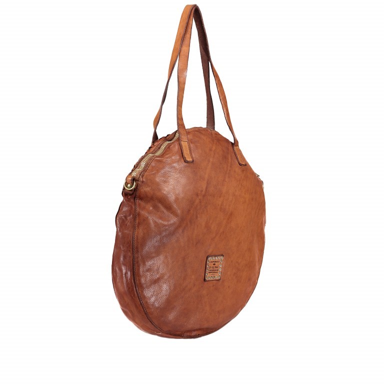 Handtasche Leder Cognac, Farbe: cognac, Marke: Campomaggi, EAN: 8054302298322, Bild 3 von 8