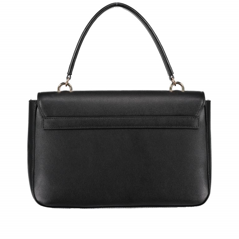 Handtasche mit Clutch Schwarz, Farbe: schwarz, Marke: Love Moschino, EAN: 8059610050235, Abmessungen in cm: 28.5x19x8.5, Bild 3 von 9