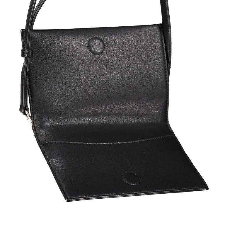 Handtasche mit Clutch Schwarz, Farbe: schwarz, Marke: Love Moschino, EAN: 8059610050235, Abmessungen in cm: 28.5x19x8.5, Bild 9 von 9