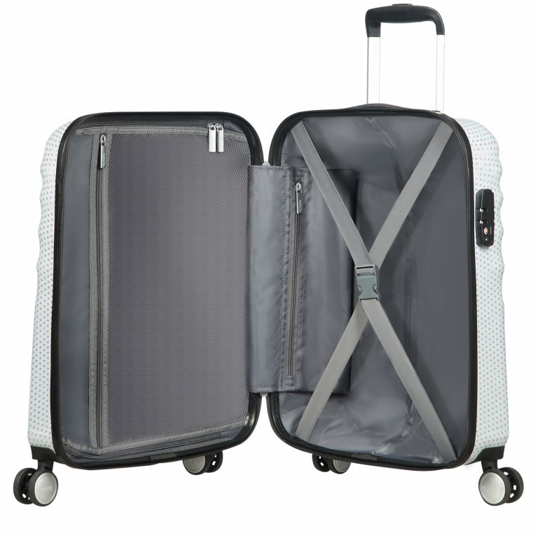 Trolley Wavebreaker 55 cm Silver, Farbe: metallic, Marke: American Tourister, EAN: 5414847927911, Abmessungen in cm: 40x55x20, Bild 4 von 9