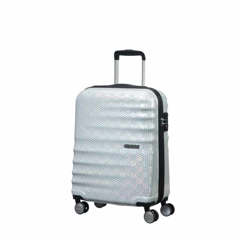 Trolley Wavebreaker 55 cm Silver, Farbe: metallic, Marke: American Tourister, EAN: 5414847927911, Abmessungen in cm: 40x55x20, Bild 1 von 9