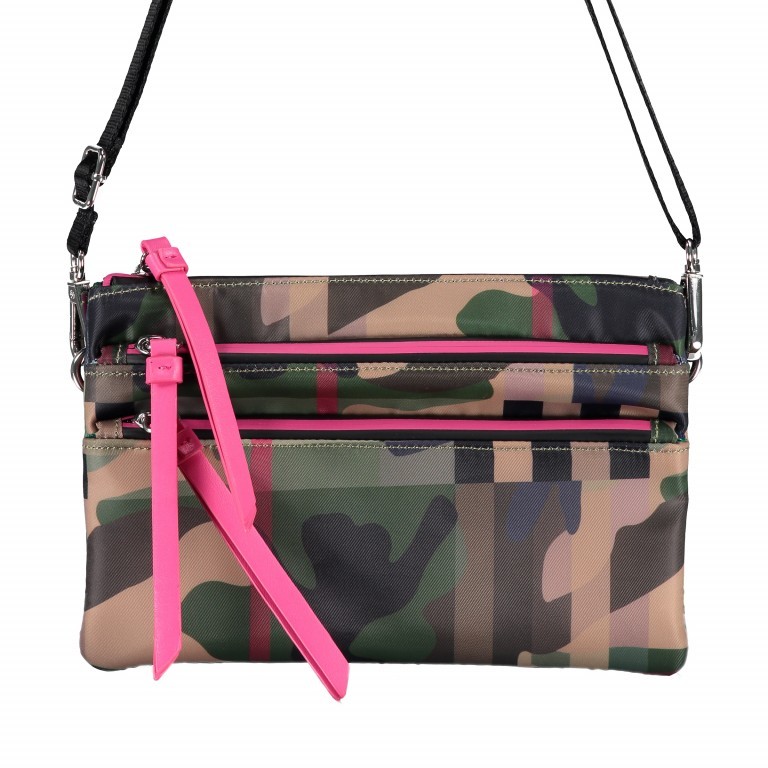 Crossbag Neo Saison Neon-Pink Neon Pink Camouflage, Farbe: rosa/pink, Marke: Stuff Maker, EAN: 4251578301938, Abmessungen in cm: 23x15x5, Bild 1 von 7