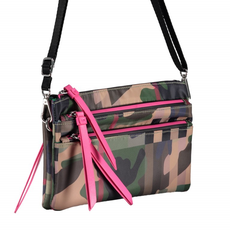 Crossbag Neo Saison Neon-Pink Neon Pink Camouflage, Farbe: rosa/pink, Marke: Stuff Maker, EAN: 4251578301938, Abmessungen in cm: 23x15x5, Bild 2 von 7