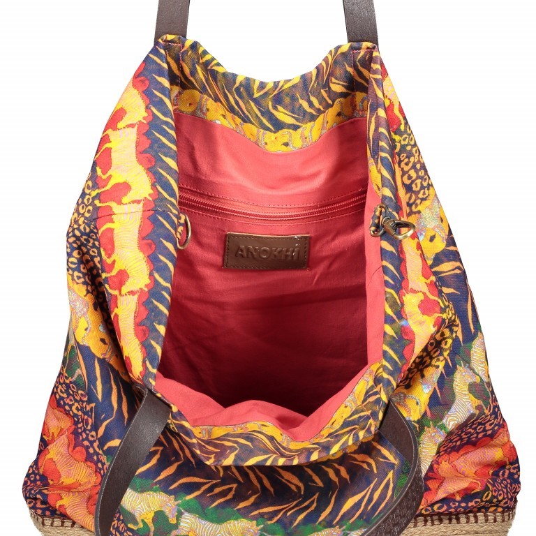 Handtasche Almaz Multi, Farbe: bunt, Marke: Anokhi, EAN: 4251131551428, Abmessungen in cm: 32x38x16, Bild 8 von 8