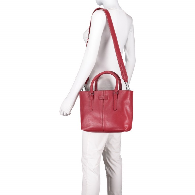 Shopper Essentials Satchel Italian Red, Farbe: rot/weinrot, Marke: Liebeskind Berlin, EAN: 4058629087670, Abmessungen in cm: 34x24x10, Bild 2 von 6