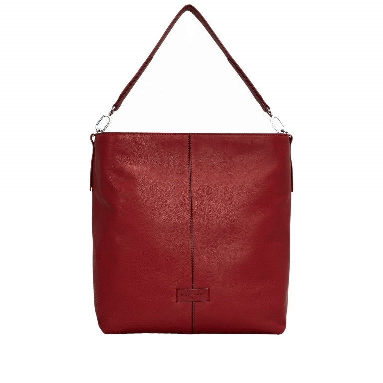 Beuteltasche Essentials Hobo Italian Red, Farbe: rot/weinrot, Marke: Liebeskind Berlin, EAN: 4058629087472, Abmessungen in cm: 30x33x12, Bild 1 von 7