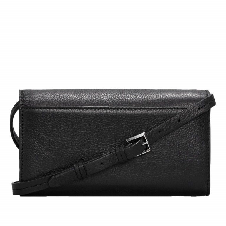 Umhängetasche Essentials Clutch Black, Farbe: schwarz, Marke: Liebeskind Berlin, EAN: 4058629087311, Abmessungen in cm: 21x11.5x4, Bild 4 von 5