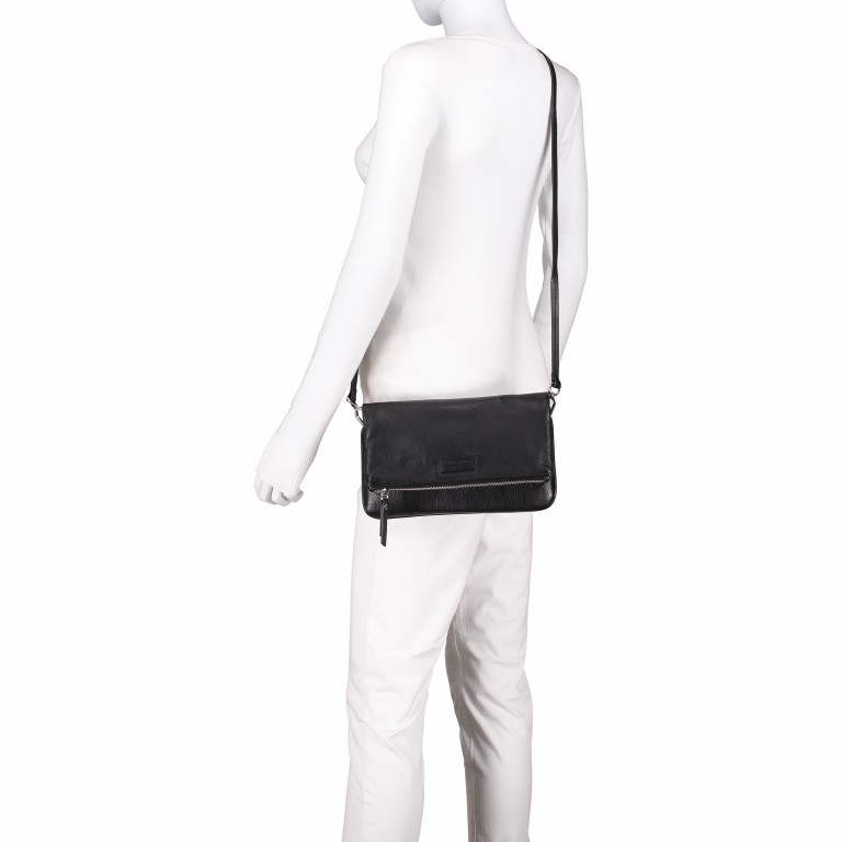 Clutch Essentials Aloe Black, Farbe: schwarz, Marke: Liebeskind Berlin, EAN: 4058629087113, Abmessungen in cm: 27x16x4, Bild 5 von 6