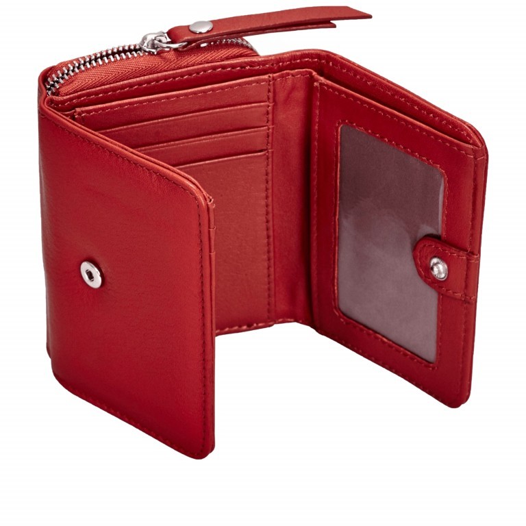 Geldbörse Essentials Pablita Wallet Italian Red, Farbe: rot/weinrot, Marke: Liebeskind Berlin, EAN: 4058629087526, Abmessungen in cm: 11x9x3.5, Bild 2 von 3