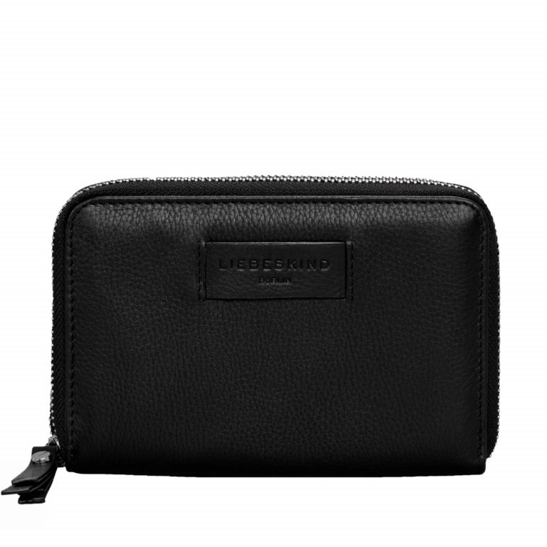 Geldbörse Essentials Sophia Black, Farbe: schwarz, Marke: Liebeskind Berlin, EAN: 4058629087946, Abmessungen in cm: 16x11x3, Bild 1 von 4