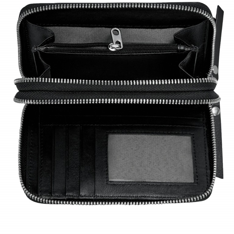 Geldbörse Essentials Sophia Black, Farbe: schwarz, Marke: Liebeskind Berlin, EAN: 4058629087946, Abmessungen in cm: 16x11x3, Bild 2 von 4