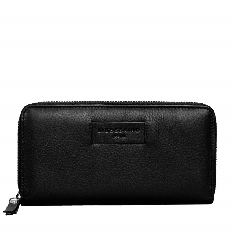 Geldbörse Essentials Sally Wallet Black, Farbe: schwarz, Marke: Liebeskind Berlin, EAN: 4058629087618, Abmessungen in cm: 19x10x2, Bild 1 von 4