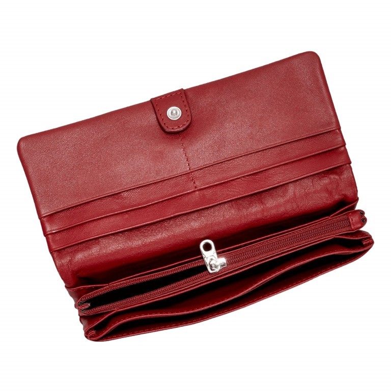 Geldbörse Essentials Slam Wallet Italian Red, Farbe: rot/weinrot, Marke: Liebeskind Berlin, EAN: 4058629087854, Abmessungen in cm: 18x9.5x3, Bild 2 von 3