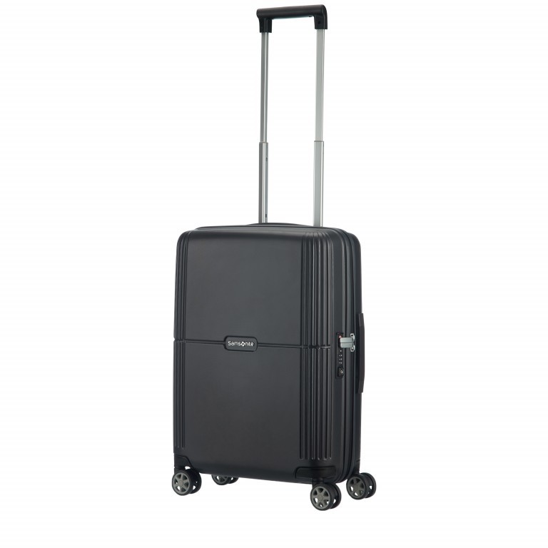 Koffer Orfeo Spinner 55 Ink Black, Farbe: schwarz, Marke: Samsonite, EAN: 5414847812576, Abmessungen in cm: 40x55x20, Bild 9 von 12