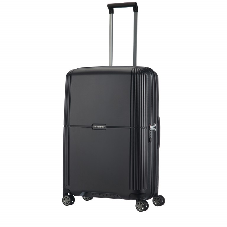 Koffer Orfeo Spinner 69 Ink Black, Farbe: schwarz, Marke: Samsonite, EAN: 5414847812613, Abmessungen in cm: 47x69x27, Bild 8 von 12