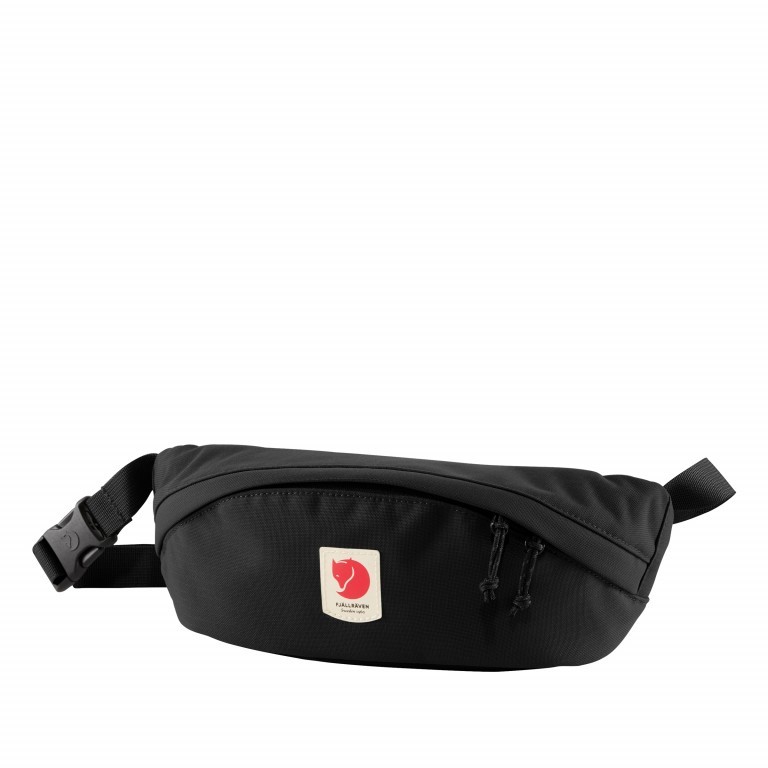 Gürteltasche Ulvö Hip Pack Medium Black, Farbe: schwarz, Marke: Fjällräven, EAN: 7323450519612, Abmessungen in cm: 28x12x10, Bild 1 von 6