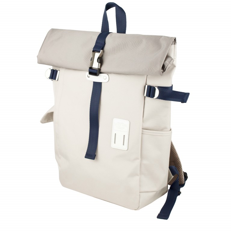 Rucksack Norikura Rolltop Weiß, Farbe: weiß, Marke: Harvest Label, EAN: 4260594130125, Abmessungen in cm: 26x40x13, Bild 2 von 10