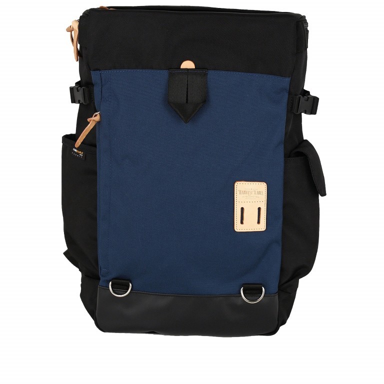 Rucksack Washiba Toploader Navy, Farbe: blau/petrol, Marke: Harvest Label, EAN: 4260594130521, Abmessungen in cm: 28x48x13, Bild 1 von 5
