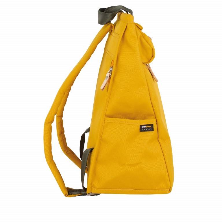 Rucksack Kuju Mustard, Farbe: gelb, Marke: Harvest Label, EAN: 4260594130644, Abmessungen in cm: 23x37x16, Bild 4 von 8