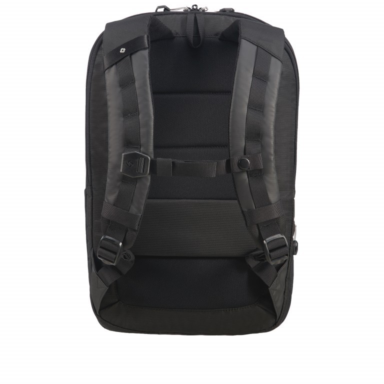Rucksack Hexa-Packs Laptop Backpack 15.6 Zoll mit Smart Sleeve Black, Farbe: schwarz, Marke: Samsonite, EAN: 5414847923050, Abmessungen in cm: 31x48x18, Bild 7 von 10