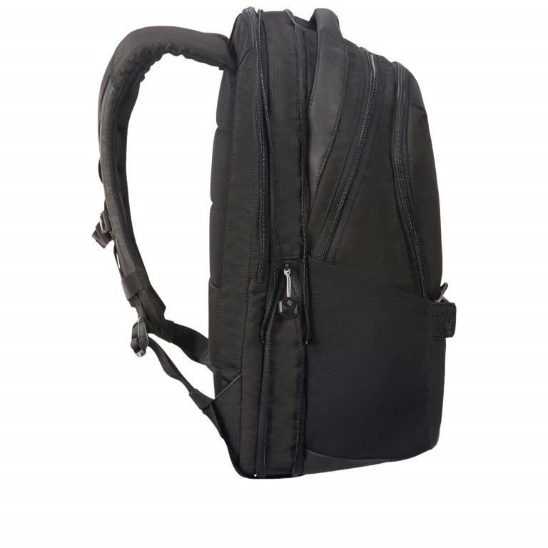 Rucksack Hexa-Packs Laptop Backpack 15.6 Zoll mit Smart Sleeve Black, Farbe: schwarz, Marke: Samsonite, EAN: 5414847923050, Abmessungen in cm: 31x48x18, Bild 9 von 10