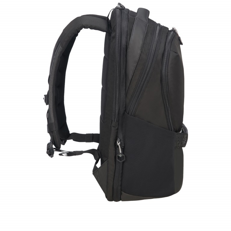 Rucksack Hexa-Packs Laptop Backpack 15.6 Zoll mit Smart Sleeve Black, Farbe: schwarz, Marke: Samsonite, EAN: 5414847923050, Abmessungen in cm: 31x48x18, Bild 10 von 10