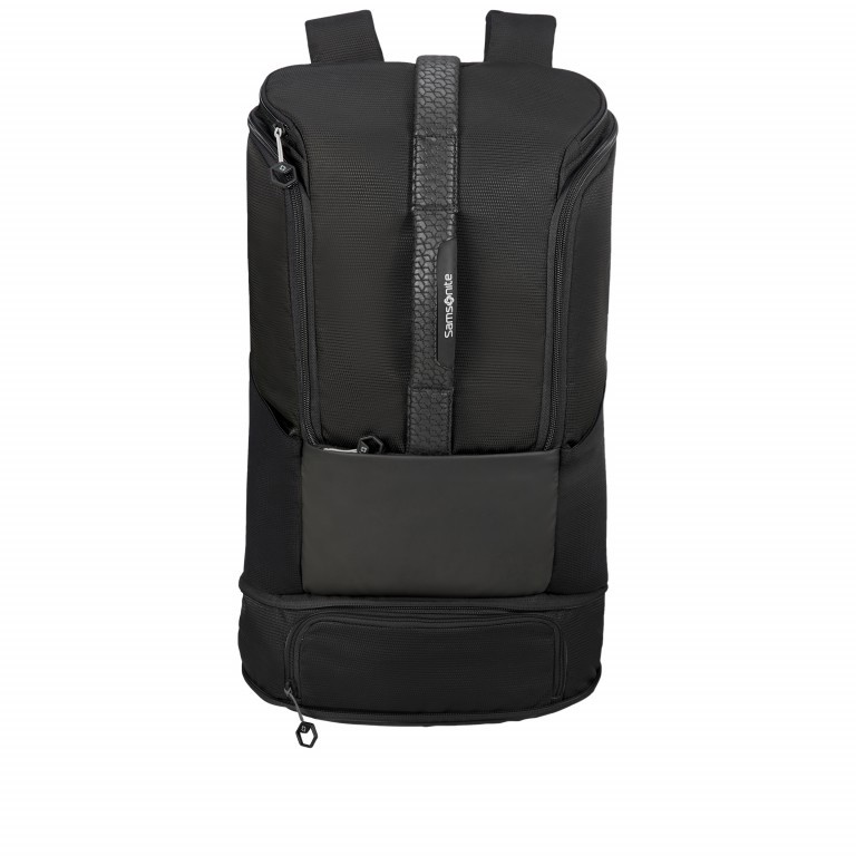 Rucksack Hexa-Packs Laptop Backpack 14.0 Zoll erweiterbar Black, Farbe: schwarz, Marke: Samsonite, EAN: 5414847922992, Abmessungen in cm: 32x49x17, Bild 1 von 7