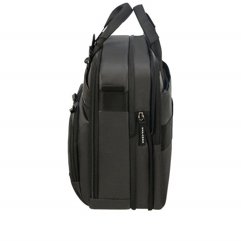 Laptoptasche Cityvibe 2.0 Laptop Bailhandle 15.6 Zoll erweiterbar Black, Farbe: schwarz, Marke: Samsonite, EAN: 5414847912474, Abmessungen in cm: 41x30x9, Bild 7 von 9