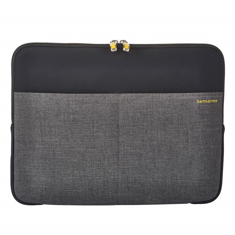 Laptoptasche Color Shield Sleeve 15.6 Zoll mit Reißverschluss Grey, Farbe: grau, Marke: Samsonite, EAN: 5414847908057, Abmessungen in cm: 40x30x2, Bild 1 von 2