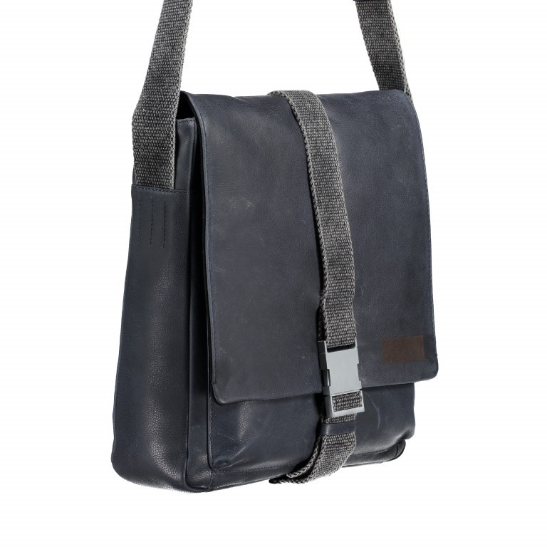 Umhängetasche Goldhawk Shoulderbag MVF Dark Blue, Farbe: blau/petrol, Marke: Strellson, EAN: 4053533599219, Abmessungen in cm: 30x31x8, Bild 2 von 6