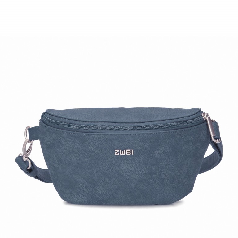 Gürteltasche Mademoiselle MH4 Nubuk Blue, Farbe: blau/petrol, Marke: Zwei, EAN: 4250257920477, Abmessungen in cm: 25x14x6, Bild 1 von 7