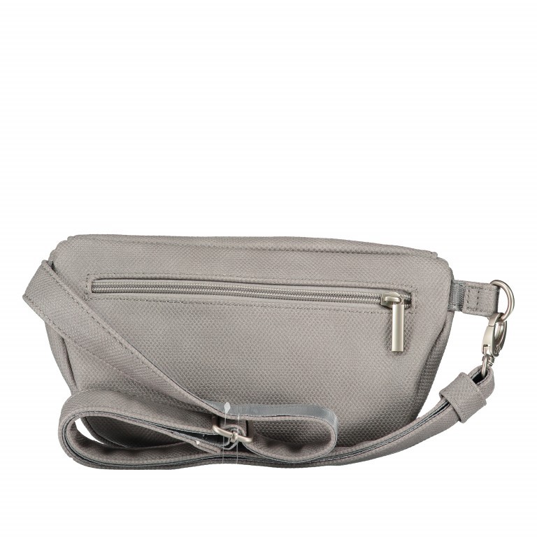 Gürteltasche Mademoiselle MH4 Canvas Grey, Farbe: grau, Marke: Zwei, EAN: 4250257920538, Abmessungen in cm: 25x14x6, Bild 3 von 7