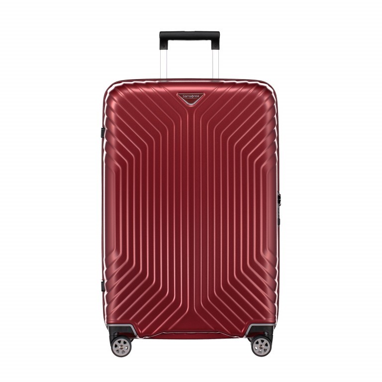 Koffer Tunes Spinner 69 Matte Deep Red, Farbe: rot/weinrot, Marke: Samsonite, EAN: 5414847681097, Abmessungen in cm: 46x69x27, Bild 1 von 6