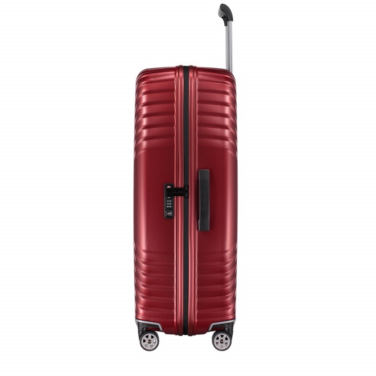 Koffer Tunes Spinner 75 Matte Deep Red, Farbe: rot/weinrot, Marke: Samsonite, EAN: 5414847681134, Abmessungen in cm: 51x75x28, Bild 3 von 5