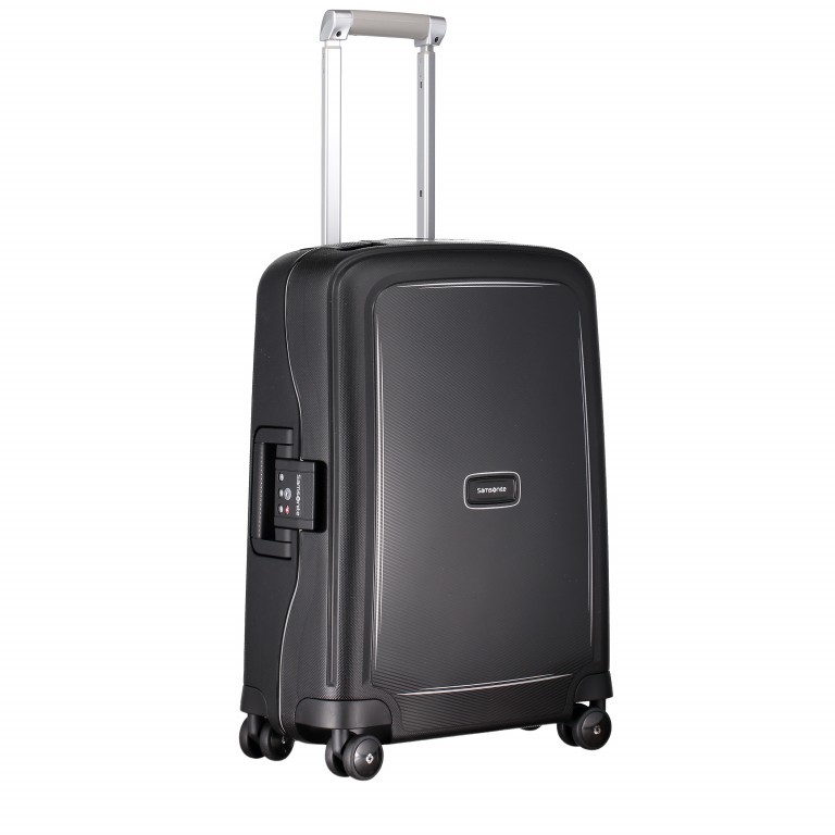 Koffer B-Locked Spinner 55 Charcoal, Farbe: schwarz, Marke: Samsonite, EAN: 5414847775475, Abmessungen in cm: 40x55x20, Bild 2 von 5