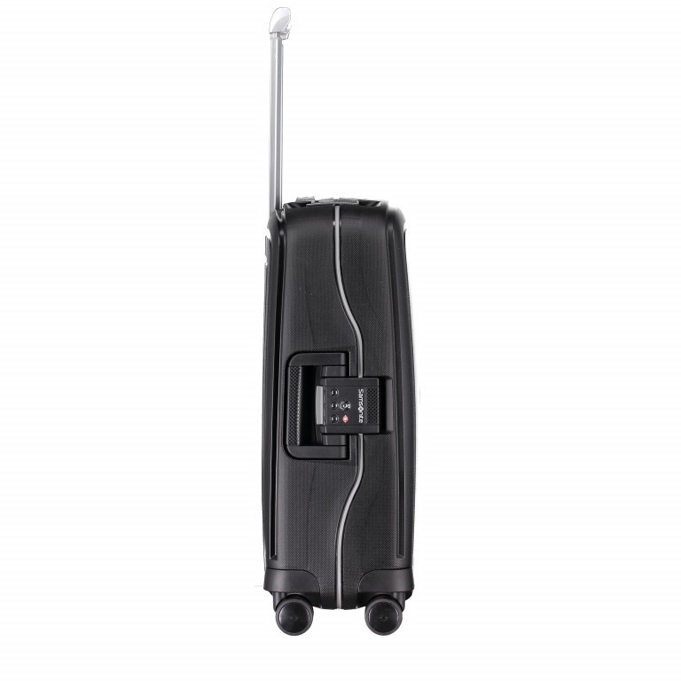 Koffer B-Locked Spinner 55 Charcoal, Farbe: schwarz, Marke: Samsonite, EAN: 5414847775475, Abmessungen in cm: 40x55x20, Bild 3 von 5