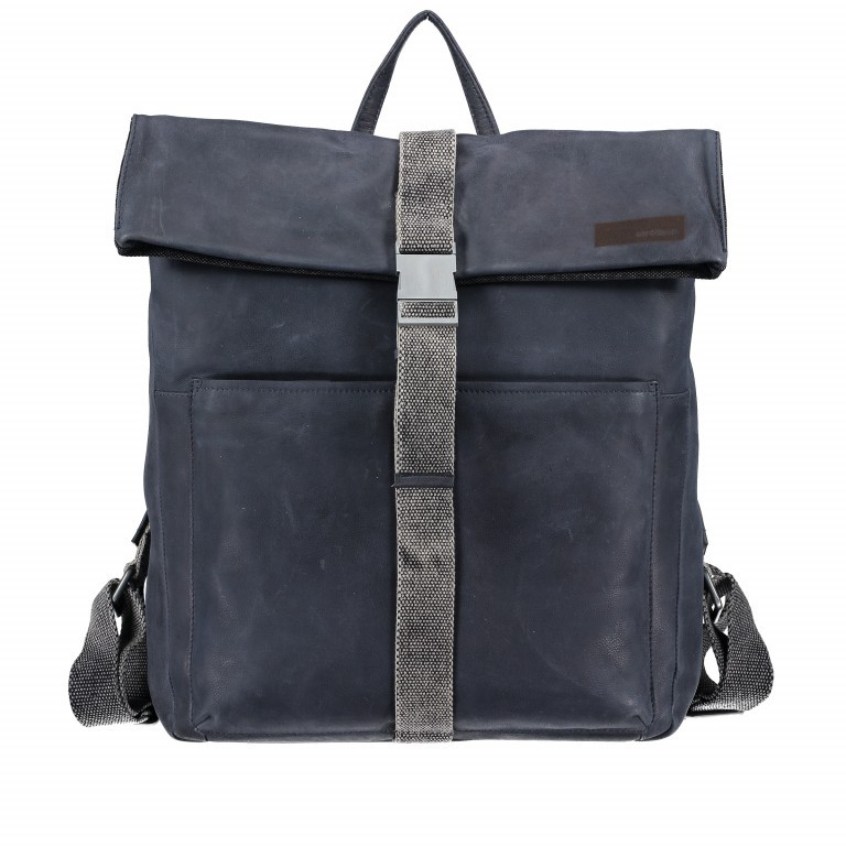 Rucksack Goldhawk Backpack LVF Dark Blue, Farbe: blau/petrol, Marke: Strellson, EAN: 4053533599301, Abmessungen in cm: 31x34x2.5, Bild 1 von 6