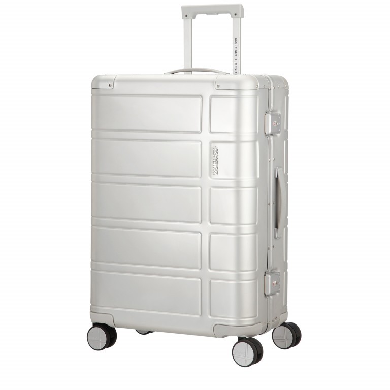 Trolley Alumo 67 cm Silver, Farbe: metallic, Marke: American Tourister, EAN: 5414847962721, Abmessungen in cm: 46x67x27.5, Bild 2 von 8