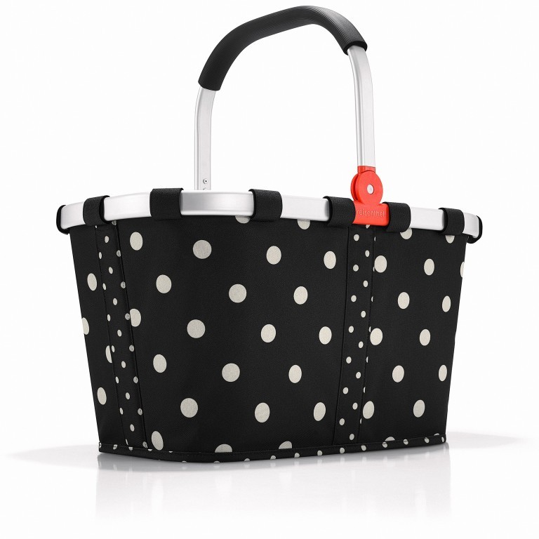 Einkaufskorb Carrybag Mixed Dots, Farbe: rot/weinrot, Marke: Reisenthel, EAN: 4012013708640, Abmessungen in cm: 48x29x28, Bild 1 von 5