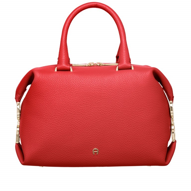Handtasche Roma 133-600 Bright Red, Farbe: rot/weinrot, Marke: AIGNER, Abmessungen in cm: 31x20x15, Bild 1 von 5