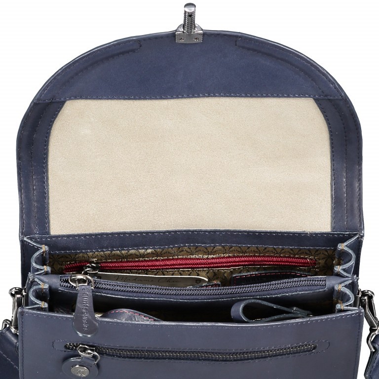 Umhängetasche Madame Chic Pascale Marine, Farbe: blau/petrol, Marke: Aunts & Uncles, EAN: 4250394948679, Abmessungen in cm: 24x20x7, Bild 6 von 6