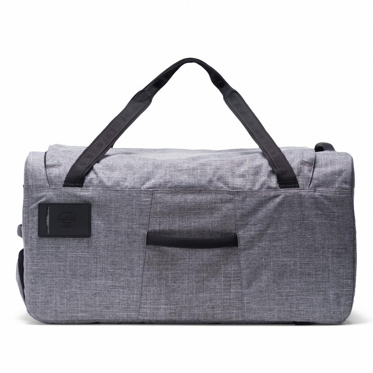 Reisetasche Outfitter Größe 70 Liter Raven Crosshatch, Farbe: schwarz, Marke: Herschel, EAN: 0828432246694, Abmessungen in cm: 66x34x31.5, Bild 2 von 4