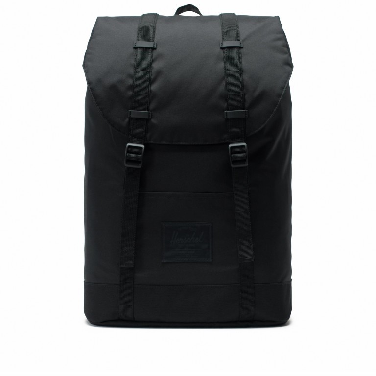 Rucksack Retreat Light Volumen 18 Liter Black, Farbe: schwarz, Marke: Herschel, EAN: 0828432234516, Abmessungen in cm: 34x46x12, Bild 1 von 5