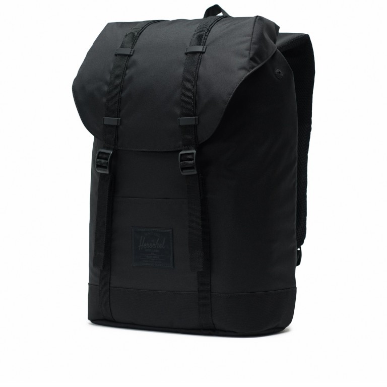 Rucksack Retreat Light Volumen 18 Liter Black, Farbe: schwarz, Marke: Herschel, EAN: 0828432234516, Abmessungen in cm: 34x46x12, Bild 2 von 5