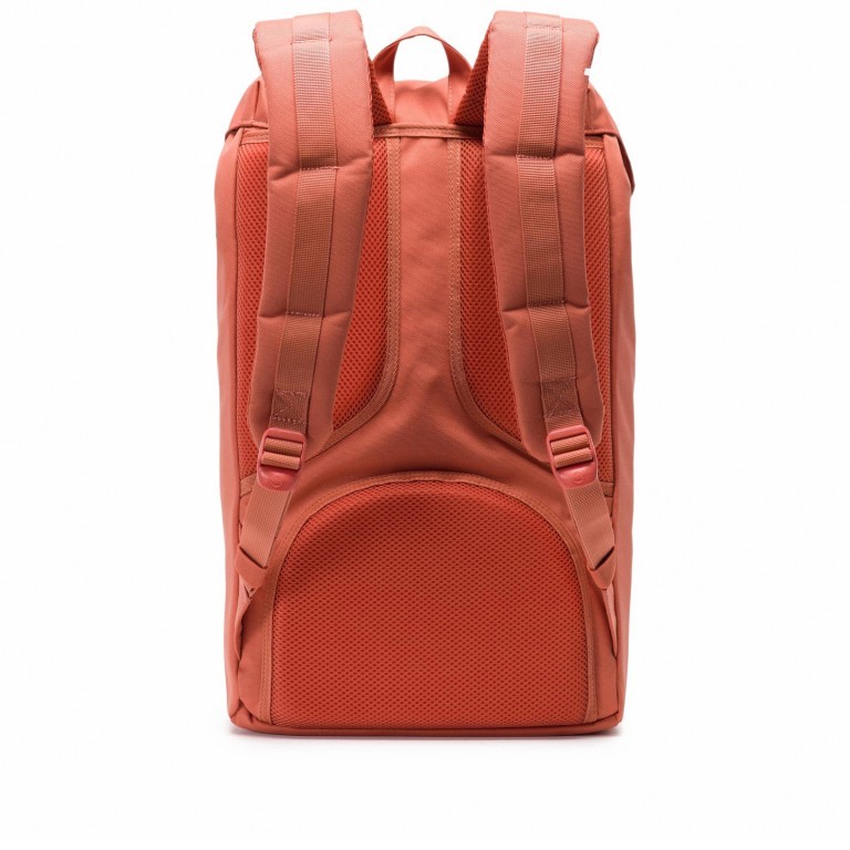 Rucksack Little America Rubber Straps Volumen 23 Liter Apricot Brandy Saddle Brown, Farbe: orange, Marke: Herschel, EAN: 0828432243907, Abmessungen in cm: 28x50x17, Bild 4 von 4